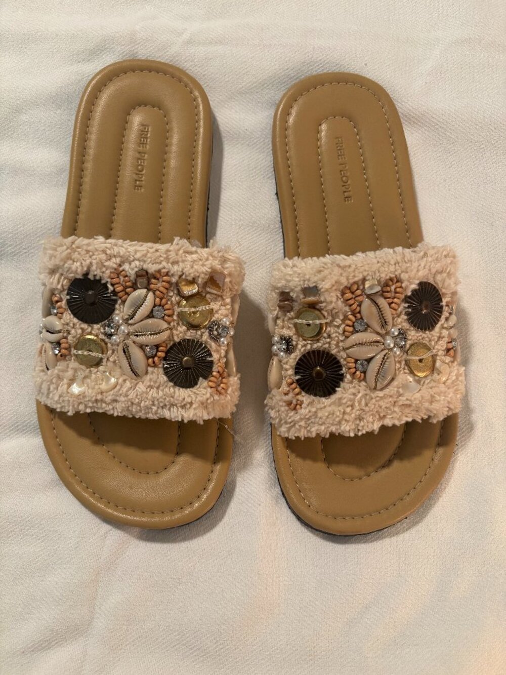 Free People Shipwreck Surf Shell Sandals